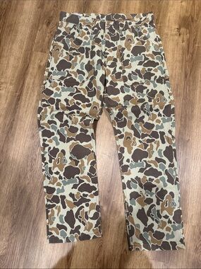 J. Crew Men's Camo Cargo Pants - Brown & Olive